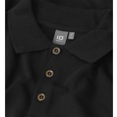 ID Klassisk Polosweatshirt (Svart, 3XL)