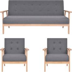 vidaXL Sofasæt 3 dele stof Lounge-Set