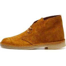 Orange Chukka Boots Desert Boot Male Zapatos - Brown/Orange