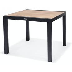 Panama Spisebord 90 x 90 cm Sort/Træ-Look