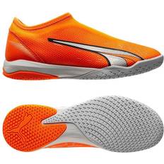 Puma Ultra Match Mid Laceless IT Supercharge Orange/Hvid/Blå Børn Indendørs (IC)