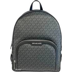 Michael Kors Polyurethane Backpacks Michael Kors Jaycee Large Logo Backpack - Black