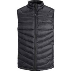 Jack & Jones Men Vests Jack & Jones Hero Puffer Bodywarmer Gilet Black