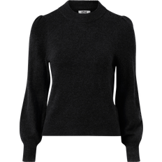JDY Rue Life Neck Jumper - Black