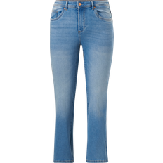 Only Carsally High Waisted Flared Jeans - Light Medium Blue Denim