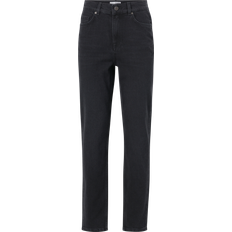 Selected Dam Jeans Selected Svarta Slim Fit-jeans Svart