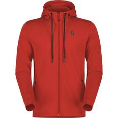 Scott Herr Överdelar Scott Fritidströja Hoody Tech Zip magma red