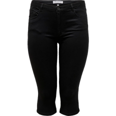 Only Carmakoma Caraugusta Sort denim capri buks