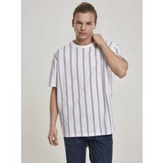 Urban Classics Heavy Oversized AOP Stripe Tee white/navy