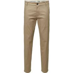 Selected Homme Buckley Hose - Dunkelbeige