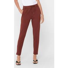 Only Pantalon Femme Poptrash Life Easy Pant - Rouge