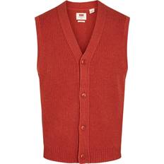 Orange Vests Levi's Rincon Button Down Vest Rooibos Tea