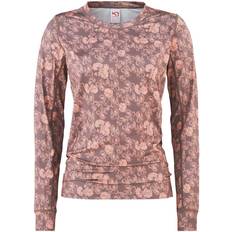Kari Traa Elastan/Lycra/Spandex Svedundertøj Kari Traa Fantastisk Long Sleeve Trøje - Recycled Taupe/Dusty Pink