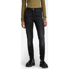 G star jeans kvinna G-Star 3301 High Skinny Jeans Black Women 29-36