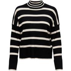 Only Women's Stand-Up Collar Sweater - Noir