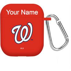 Artinian Washington Nationals Personalized Silicone AirPods Case Cover