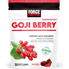 Force Factor Goji Berry Soft Chews Superfood Antioxidants Supplement