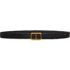 Tom Ford Black Woven Scored T Belt 1N001 BLACK