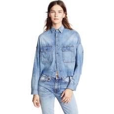 Slim - Women Shirts R13 Cropped Denim Shirt