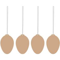 Beige Osterdekorationen Cooee Design Egg Osterdekoration 5.5cm 4Stk.