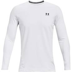 Under Armour ColdGear Fitted Men's Crew - White/Black