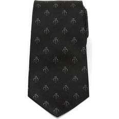 Men Ties na Mandalorian Black Silk Men's Tie