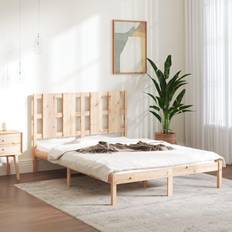 vidaXL Solid Wood Pine Bed Frame 140 x 200 cm