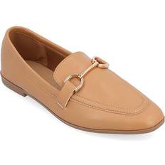 Beige - Women Loafers Journee Collection Womens Mizza Loafer Tan 5.5M