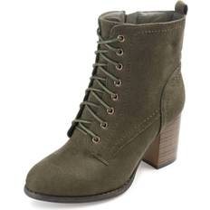 Ankle Boots Journee Collection Baylor Women's Combat Boots, Wide, Green