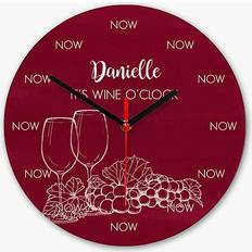 Treat Republic Personalised Wine Reloj de Mesa 20cm