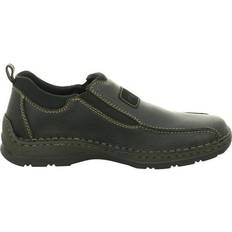 Synthetik Halbschuhe Rieker Slipper - Schwarz