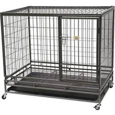 Go Pet Club Heavy Duty Steel Crate 43" 76.2x96.5