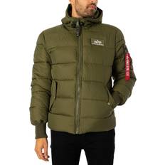 Jassen Alpha Industries Puffer Hood Jacket - Green