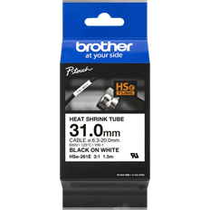 Brother hse Brother HSe-261E Musta Valkoinen Tape 3.1 cm