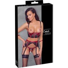 Sexleksaker Cottelli Collection Bondage Shelf Bra Set L
