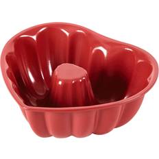 Fluted tube pan Decora Wilton Red Heart-Shaped Fluted Tube Muffin Tray