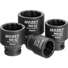 1 2 socket set Hazet 900SZ/4, Socket set, 1/2 Topnøgle
