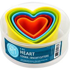 Multicoloured Cookie Cutters Heart Biscuit Cookie Cutter