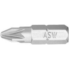 Billig Pozidriv ASW bits kærv pz1 25mm 1/4" 4050623100362 Pozidriv