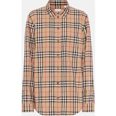 Burberry Clothing Burberry Button Down Collar Vintage Check Cotton Shirt