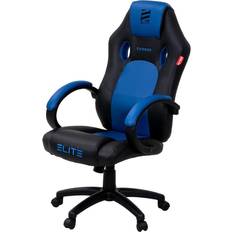 Elite Gaming-Stuhl EXODUS, Armpolster, 45-55cm Sitzhöhe, extrabreite Sitzfläche, Wippmechanik, MG100 (Schwarz/Blau)