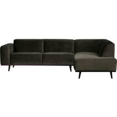 Velour hjørnesofa BePureHome Højrevendt Statement Sofa