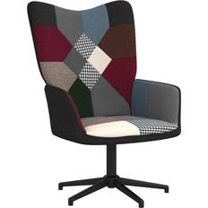 Multicolore Fauteuils vidaXL Chaise de Relaxation Patchwork Tissu Fauteuil