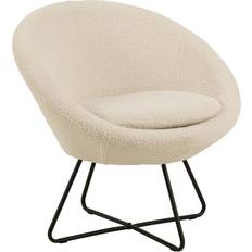 Actona Fauteuils Actona Teddy-Cocktailsessel Center Metall-Beinen Fauteuil