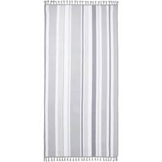 Polyester Serviettes de bain Dreamscene Striped Quick Serviette de bain Argent, Gris