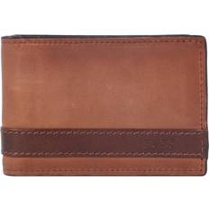 Fossil mens Quinn Travel Accessory Bi Vikbar Wallet, brun, 1,27 W 6,99