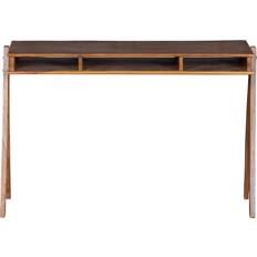 BePureHome Compartment Brown 78cm H X 120cm W X 50cm D Writing Desk