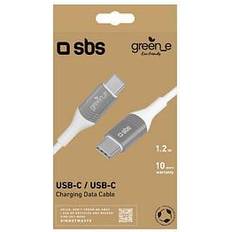 Carga de Vehículos Eléctricos SBS GRECABLETCTC15W Cable USB 1.2 m USB C