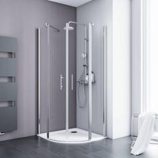 Duschwannen Schulte Set Runddusche