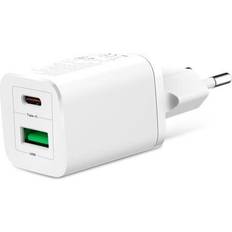 Xo Batterier & Opladere Xo Væglader USB-A QC3.0 USB-C 30W